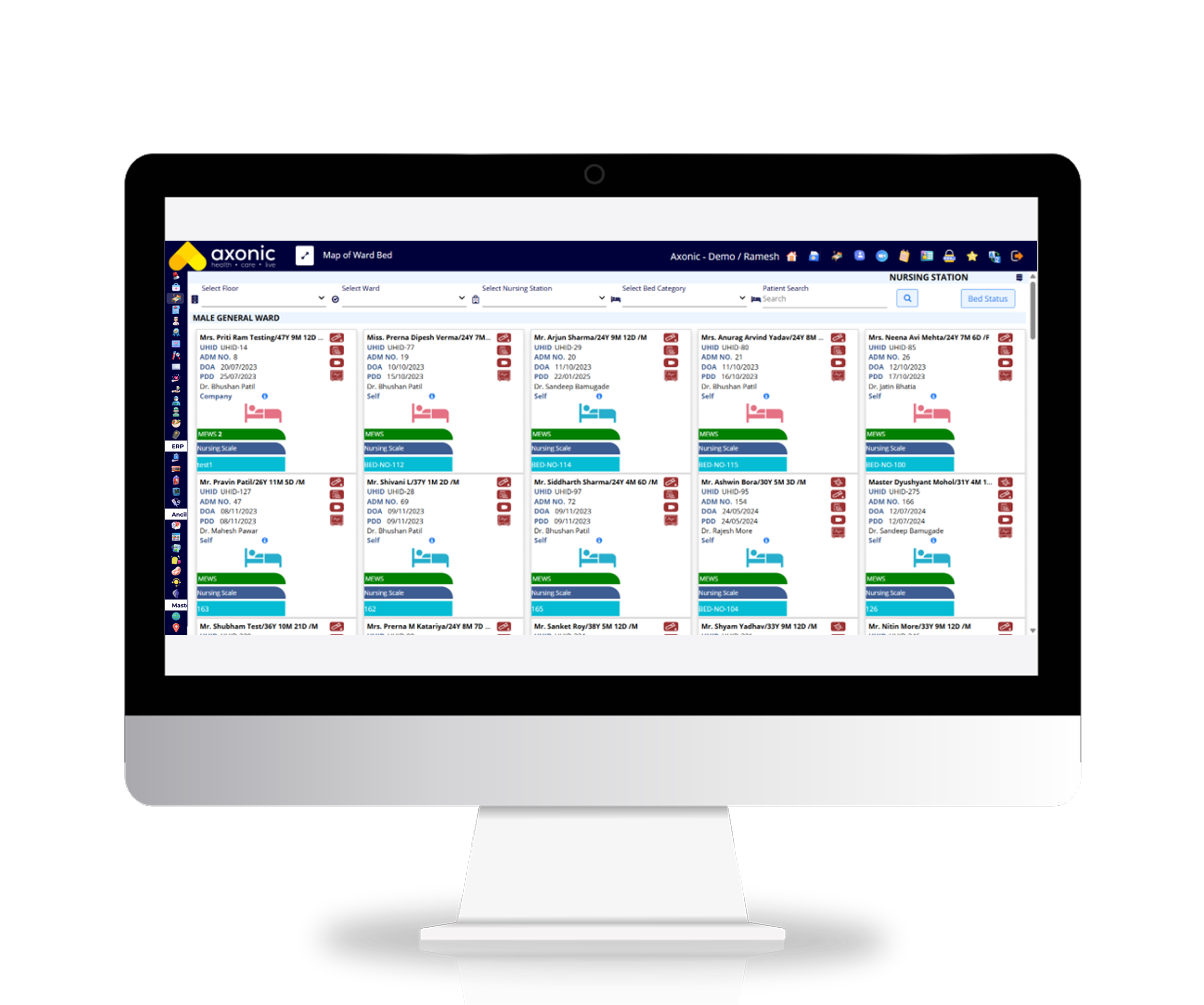 Smarter Care Delivery - AxonHIS feature