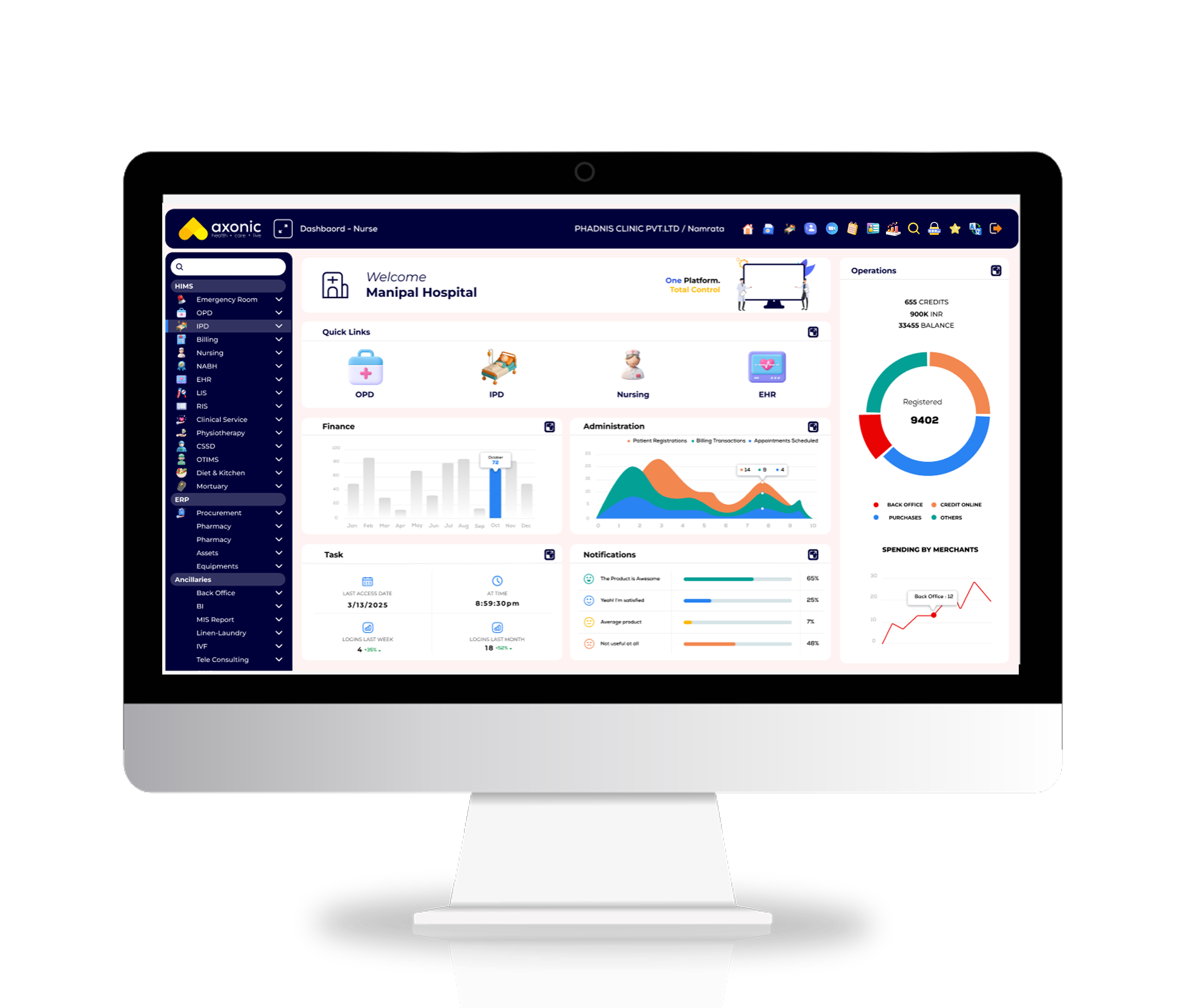 AxonHIS product preview