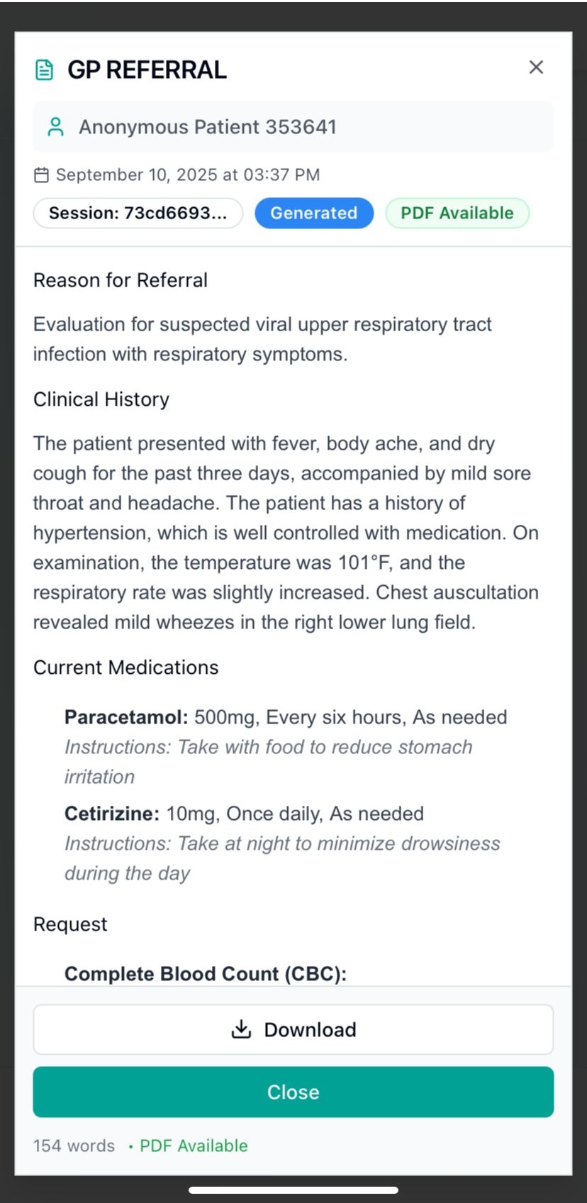 Structured SOAP Notes & Specialty Templates - AxonScribe AI medical scribe feature showing Instantly generates well-formatted SOAP notes, visit summaries, and follow-up in...